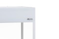 AQUAEL GLOSSY CUBE 135L 50x50x63cm Biały ZESTAW LED Day&Night + SZAFKA