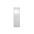 AQUAEL GLOSSY CUBE 135L 50x50x63cm Biały ZESTAW LED Day&Night + SZAFKA