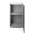 Aquael Szafka Pod Akwarium GLOSSY CUBE 50x50x90cm Szara