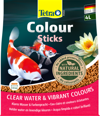 TETRA POND COLOUR STICKS 4L - Pokarm Wybarwiający Dla Ryb Stawowych