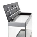 AQUAEL GLOSSY ST 120 Akwarium Szare 260L 120x40x63cm Zestaw Safe Tank Day&Night