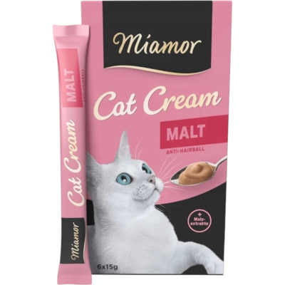 MIAMOR CAT CREAM PASTA ODKŁACZAJĄCA z Tauryną 6szt