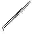 Aquario AquaPro Pęseta Zagięta Curved Tweezer 25cm