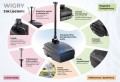 Aquael Wigry 4000 Filtr Podwodny Pompa Fontannowa z Filtrem i Lampą UV-C 7W do Oczka Wodnego 2000l/h