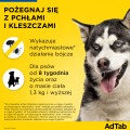 ELANCO Adtab Skuteczna Tabletka do Rozgryzania i Żucia na Kleszcze Pchły Pasożyty dla Psa 225mg 5,5-11kg