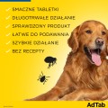 ELANCO Adtab Skuteczna Tabletka do Rozgryzania i Żucia na Kleszcze Pchły Pasożyty dla Psa 900mg 22-45kg