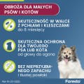 ELANCO Foresto Skuteczna Obroża Przeciw Pchłom i Kleszczom dla Kotów i Małych Psów do 8kg 38cm Działa do 8 Miesięcy