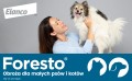 ELANCO Foresto Skuteczna Obroża Przeciw Pchłom i Kleszczom dla Kotów i Małych Psów do 8kg 38cm Działa do 8 Miesięcy