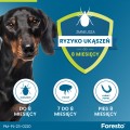 ELANCO Foresto Skuteczna Obroża Przeciw Pchłom i Kleszczom dla Średnich i Dużych Psów od 8kg 70cm Działa do 8 Miesięcy