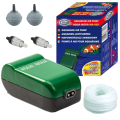 Aqua Nova NA-450 ZESTAW 400l/h NAPOWIETRZACZ DO Akwarium Do 600L + Wężyk + Zaworki + Kamienie