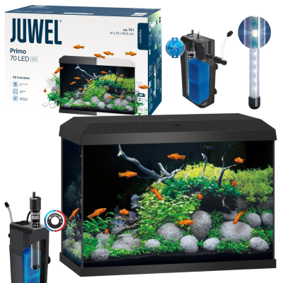 Juwel Primo 70l 2.0 Kompletny Zestaw Akwarium Czarne 61x31x44cm