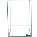 Diversa Paludarium 20 OptiWhite Terrarium AqusTerrarium 20x20x30cm 4mm