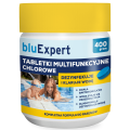bluExpert Tabletki Multifunkcyjne Chlor do Basenu Dezynfekuje i Klaruje Wodę 400g na 80000l