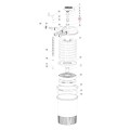 Tubus Szklany Do Lampy Filtra SunSun CPF-30000 i CPF-50000 55W