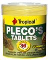 TROPICAL Pleco's Tablets Pokarm Roślinny dla Ryb Tonące Tabletki 50ml/30g 20772