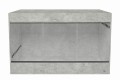 Diversa Solidne Terrarium z Płyty Meblowej z Wentylacją z NADSTAWKĄ 150x80x92cm Beton