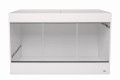 Diversa Solidne Terrarium z Płyty Meblowej z Wentylacją z NADSTAWKĄ 150x80x92cm Białe