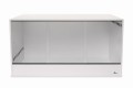 Diversa Solidne Terrarium z Płyty Meblowej z Wentylacją 150x80x80cm Białe