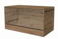Diversa Solidne Terrarium z Płyty Meblowej z Wentylacją 150x80x80cm Dąb Artisan