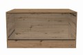 Diversa Solidne Terrarium z Płyty Meblowej z Wentylacją 150x80x80cm Dąb Artisan