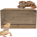 Diversa Solidne Terrarium z Płyty Meblowej z Wentylacją 150x80x80cm Dąb Artisan