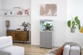 AQUAEL OPTI SET 130L 60x40x60cm Zestaw Akwarium 2x10W LED SZARY