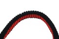 Smycz dla psa L-BUNGEE-RED,rozciągliwa 120-180cm Czerwona