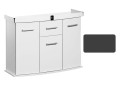 Szafka pod Akwarium profilowane Solid 80x35x75cm GRAFIT
