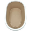 Kuweta Dla Kota Z Ramką Toaleta MINOU MINI 43cm Beżowa Moccacino