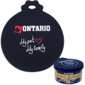 Ontario Can Cover Silikonowa Przykrywka Wieczko Zabezpieczające na Otwartą Puszkę S/M do Puszek Ontario o Pojemności 95g, 200g i 400g