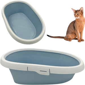 Kuweta Dla Kota Z Ramką Toaleta MINOU MINI 43cm Niebieska