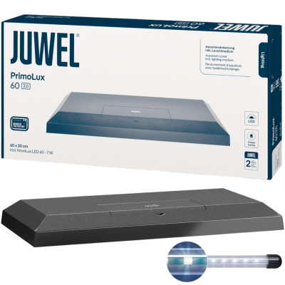 Juwel Primo LUX 60 2.0 Pokrywa Prosta 60x30cm Czarna 8W LED