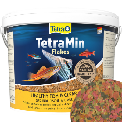 Tetra Tetramin Flakes Pokarm w Płatkach dla Ryb 10l WIADRO