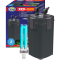 Aqua Nova XCF-1500 Filtr Zewnętrzny Kubełkowy z Lampą UV 9W Do Akwarium 200-300l 1500l/h