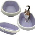 Kuweta Dla Kota Z Ramką Toaleta Duża MINOU LARGE 58cm Lilia Fiolet