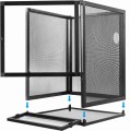Repti Planet Terrarium Siatkowe Z Siatki Składane Professional 60x60x120cm