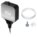 Aqua Nova Piezo-Air 36 Nano SUPER CICHY Napowietrzacz do Akwarium do 120l 36l/h ZESTAW Kamień+Wężyk