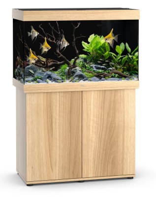 Juwel Rio 290l 101x51cm Kompletny Zestaw z Szafką Jasne Drewno Dąb Filtr Grzałka LED