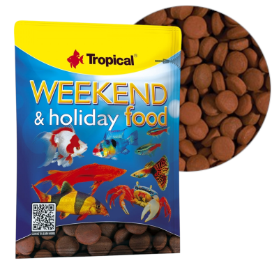 TROPICAL Weekend & Holiday Food Pokarm dla Ryb w Tabletkach 20g Saszetka