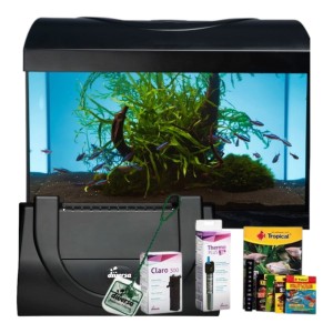Zestaw akwarystyczny startowy dla początkujących 25l Startup 40x25x25 LED Expert 4,8W z filtrem wewnętrznym i grzałką 25W