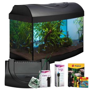 Zestaw akwarystyczny startowy profilowany dla początkujących 25l Startup 40 40x25x25 LED Expert 4,8W z filtrem wewnętrznym i grzałką 25W