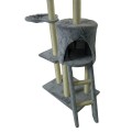 Drapak Dla Kota Drzewko XL 138x50x38cm Jasno - Szary