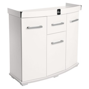 Szafka pod Akwarium profilowane Solid 80x35x75cm BIAŁA