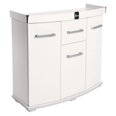 Szafka pod Akwarium profilowane Solid 80x35x75cm BIAŁA