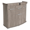 Szafka pod Akwarium profilowane Solid 80x35x75cm DĄB TRUFLOWY