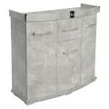 Szafka pod Akwarium profilowane Solid 80x35x75cm BETON