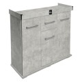Szafka pod Akwarium proste Solid 80x35x75cm BETON