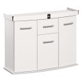 Szafka pod Akwarium profilowane Solid 100x40x75cm BIAŁA