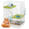 FERPLAST HAMSTER TRIS duża 3 piętrowa klatka dla małych gryzoni CHOMIKA MYSZKI 46x29x58cm