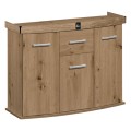 Szafka pod Akwarium profilowane Solid 120x40x75cm DĄB ARTISAN